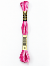 Hilo Dmc Mouliné 48 rosa matizado