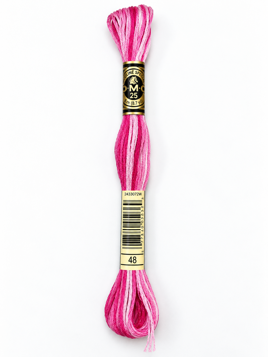 Hilo Dmc Mouliné 48 rosa matizado