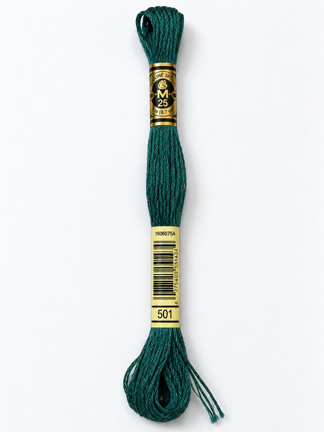 Hilo Dmc Mouliné 501 verde petróleo