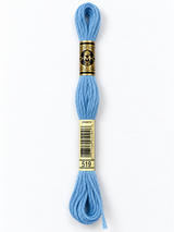 Hilo Dmc Mouliné 519 azul cielo ligeramente grisáceo