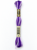 Hilo Dmc Mouliné 52 violeta y lila matizado
