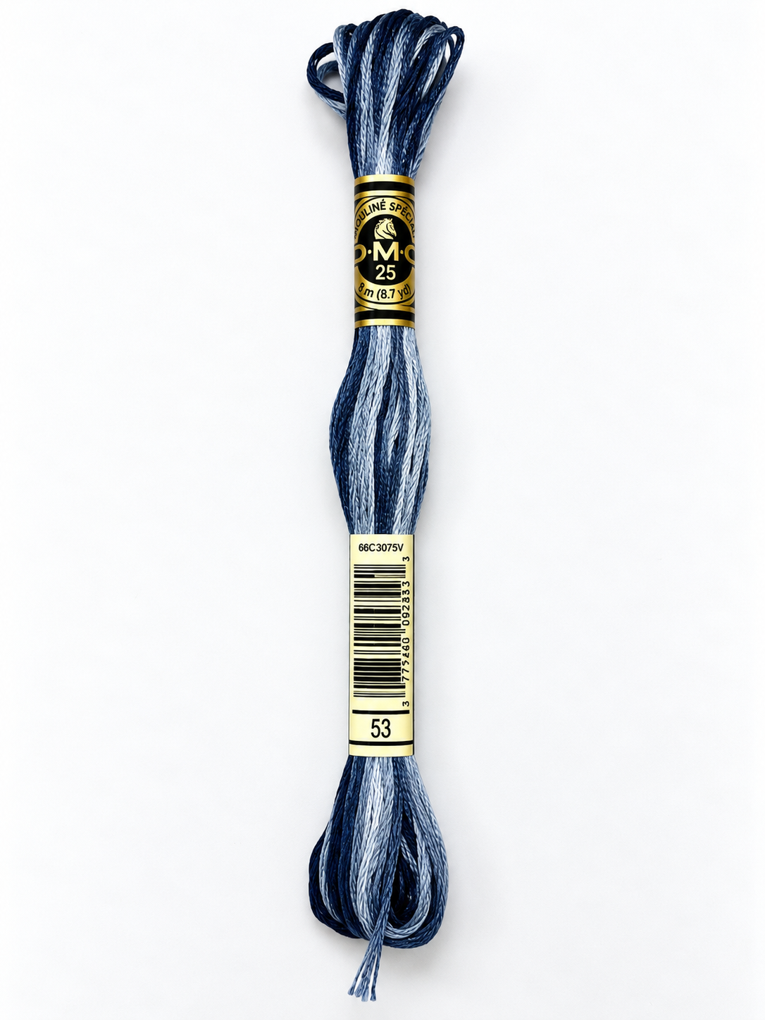 Hilo Dmc Mouliné 53 azul matizado