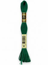 Hilo Dmc Mouliné 561 verde jade oscuro