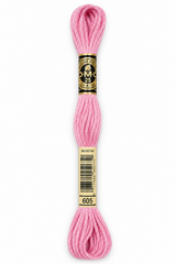 Hilo Dmc Mouliné 605 rosa bebé claro