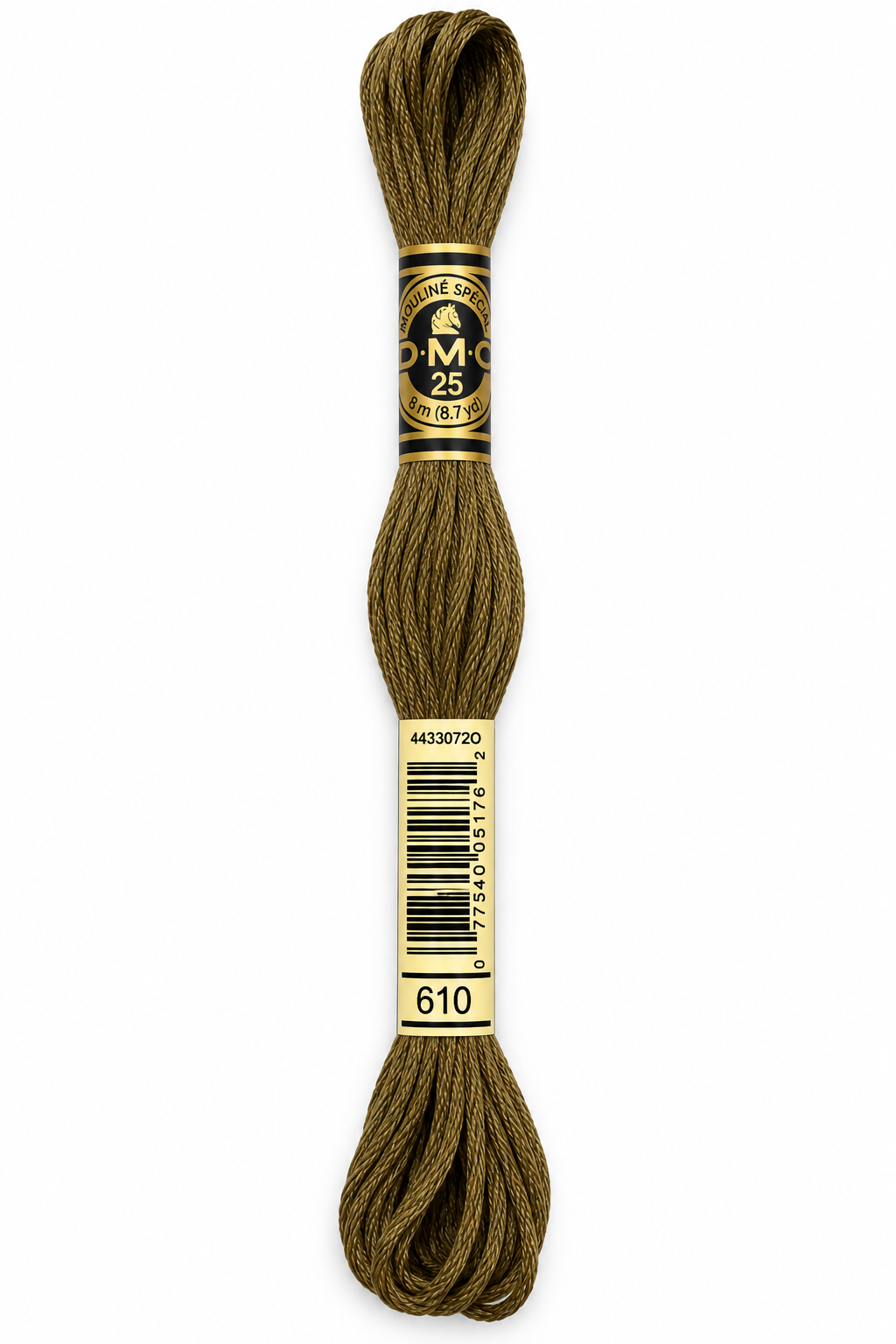 Hilo Dmc Mouliné 610 Marrón caqui oscuro
