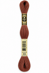 Hilo Dmc Mouliné 632 Marrón teja medio