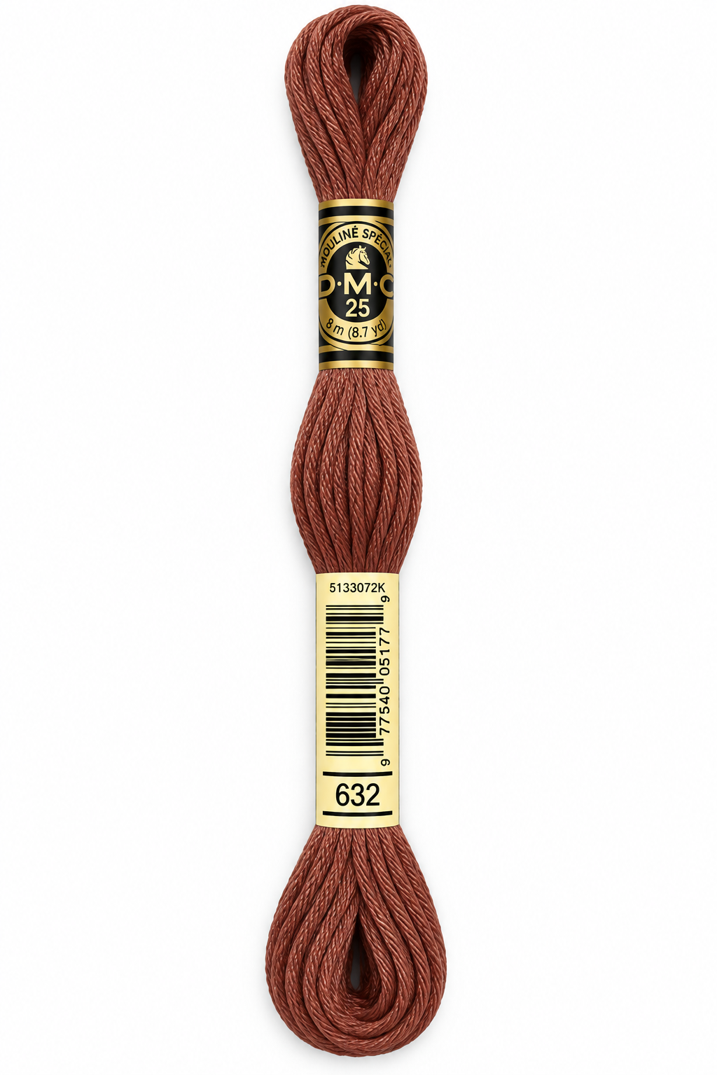 Hilo Dmc Mouliné 632 Marrón teja medio