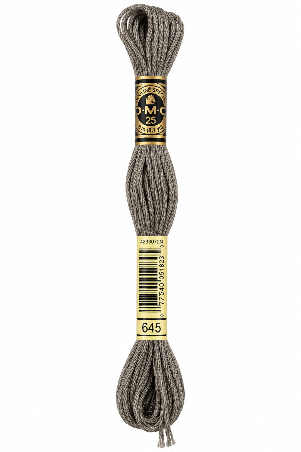 Hilo Dmc Mouliné 645 Gris topo medio oscuro