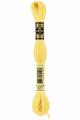 Hilo Dmc Mouliné 677 Oro antiguo muy claro