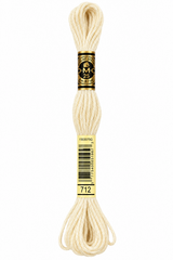 Hilo Dmc Mouliné 712 Crema muy claro