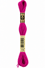 Hilo Dmc Mouliné 718 fucsia intenso