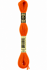 Hilo Dmc Mouliné 721 Naranja calabaza
