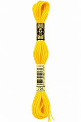 Hilo Dmc Mouliné 725 Amarillo dorado luminoso