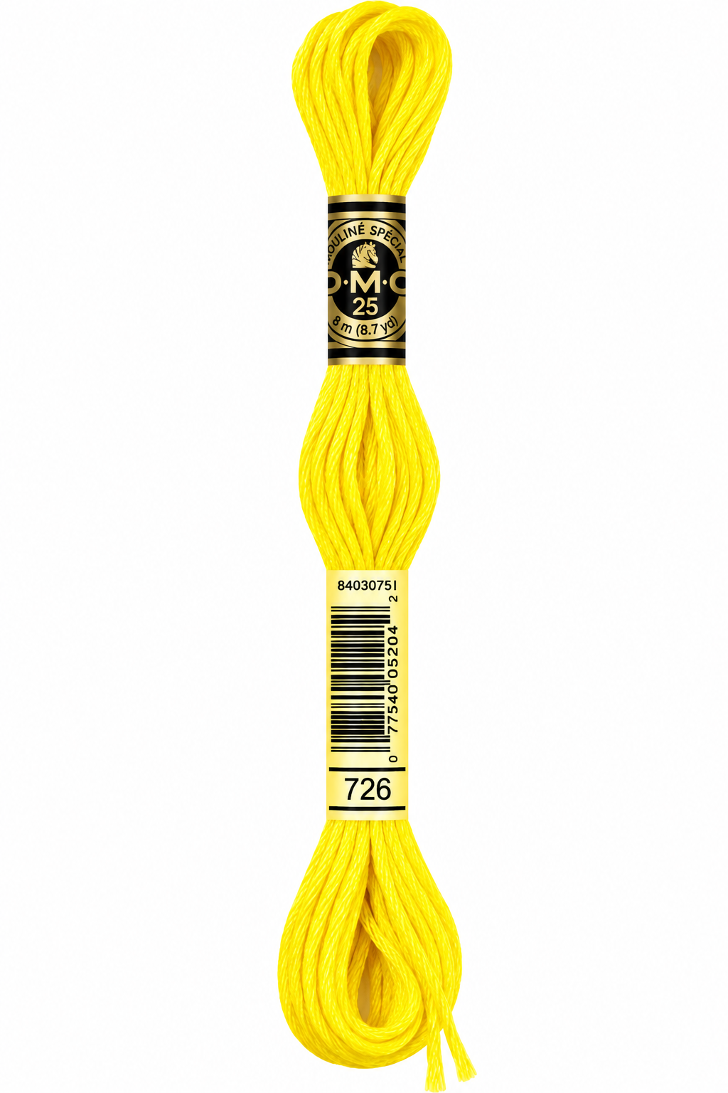 Hilo Dmc Mouliné 726 Amarillo limón brillante