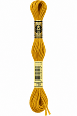 Hilo Dmc Mouliné 729 Amarillo oro viejo