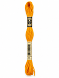 Hilo Dmc Mouliné 741 Amarillo anaranjado