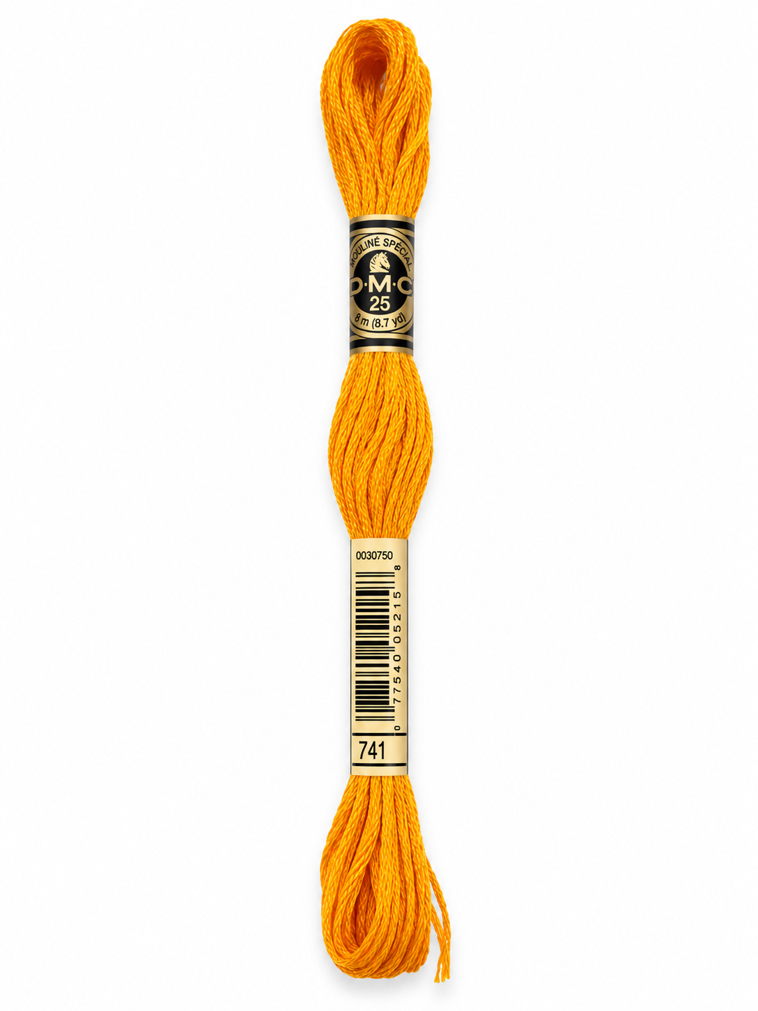Hilo Dmc Mouliné 741 Amarillo anaranjado