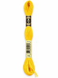 Hilo Dmc Mouliné 743 Amarillo claro dorado