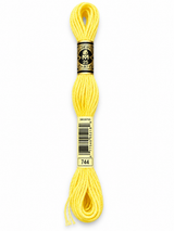 Hilo Dmc Mouliné 744 Amarillo pálido
