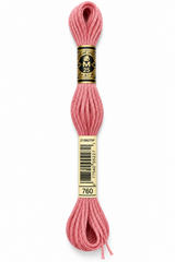 Hilo Dmc Mouliné 760 Rosa salmón