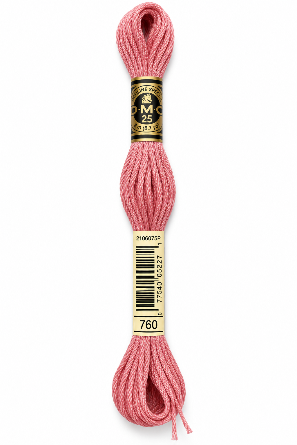 Hilo Dmc Mouliné 760 Rosa salmón