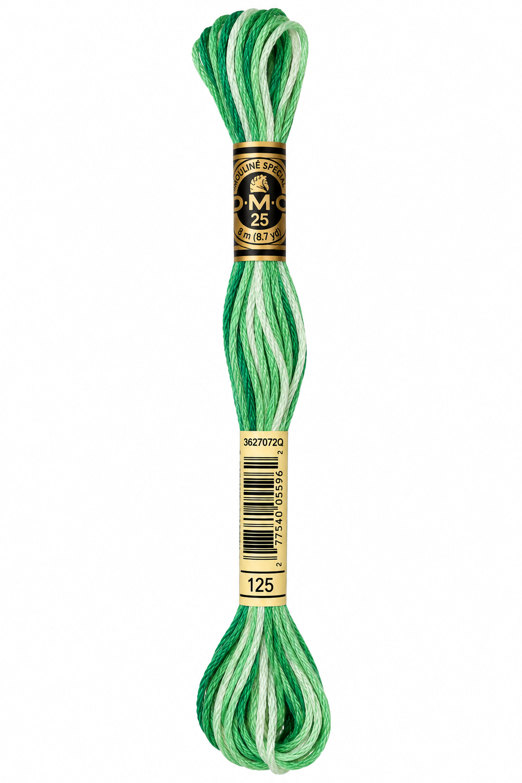 Hilo Dmc Mouliné 125 Especial verde esmeralda-menta matizado