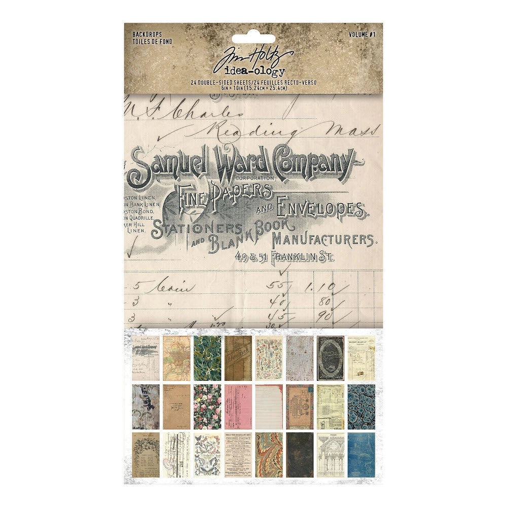 Toiles De Fons Volume 1 Idea-Ology Tim Holtz