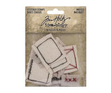Recortes Tela Básicos Cosidos Idea-Ology Tim Holtz