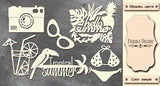 Chipboard Hellow Summer