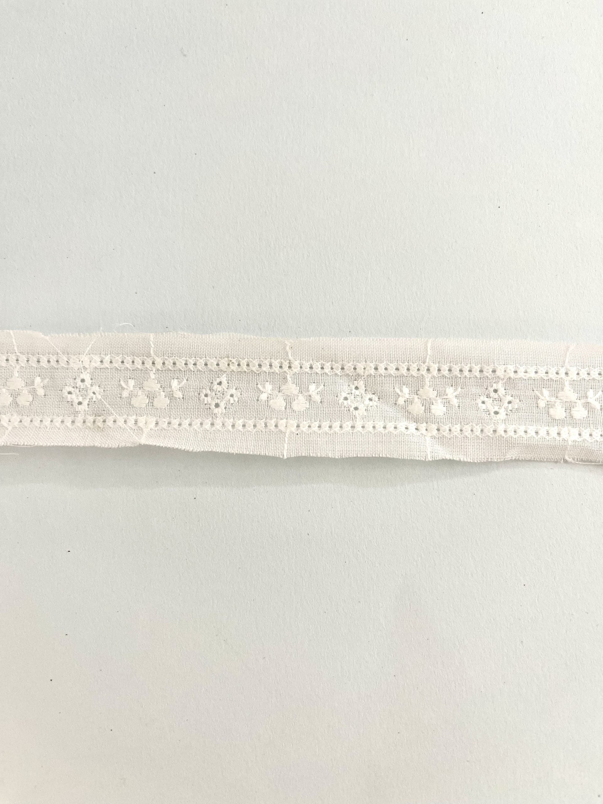 Puntilla Entredos Blanca 1,5Cm