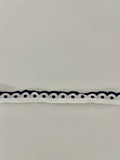 Puntilla Festón Azul Marino