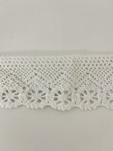 Puntilla Ganchillo Blanca 5Cm