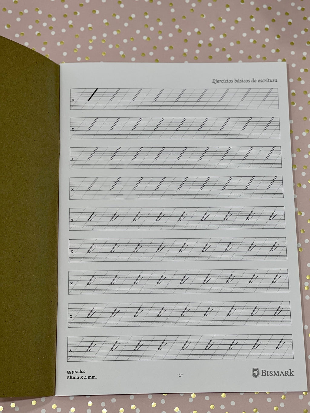 Cuaderno Ejercicios Caligrafia Inglesa