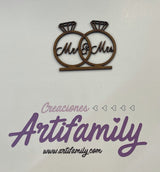 Anillos Mr And Mrs En Dm