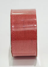 Cinta De Algodón Color Rojo Coral 4Cm x1.9