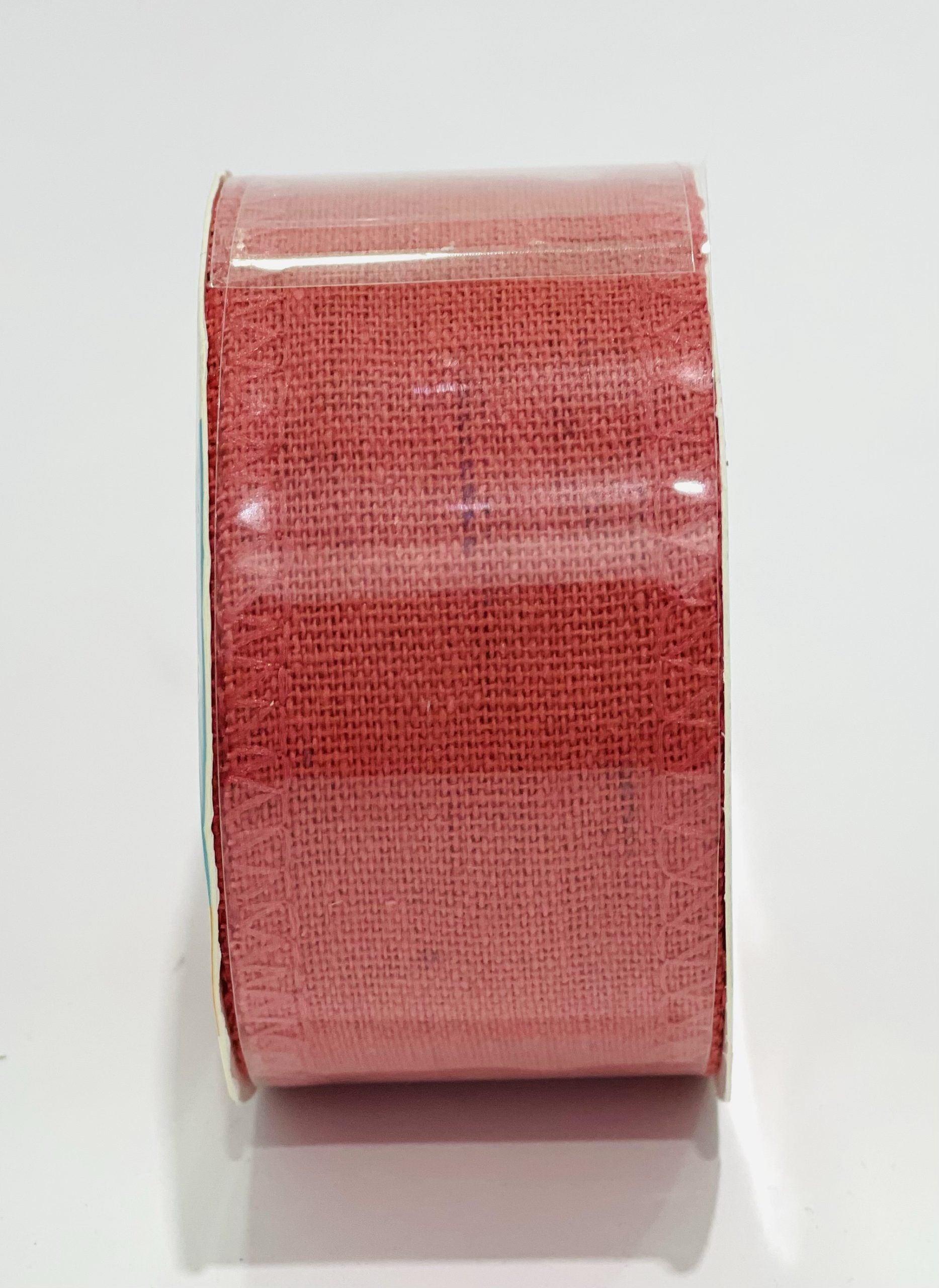 Cinta De Algodón Color Rojo Coral 4Cm x1.9