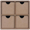 Hucha Joyerp 4 Cajones Mdf 19x19x13 Cm