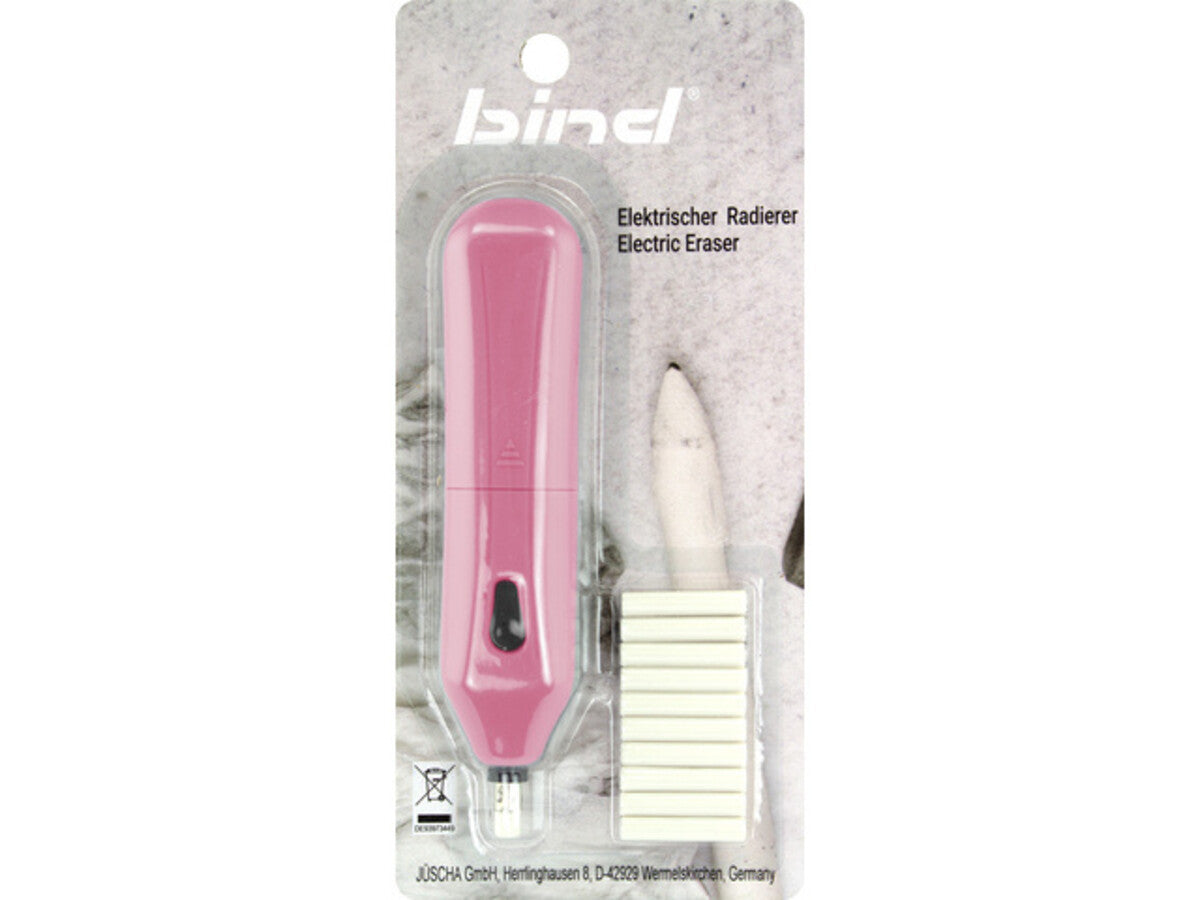 Borrador eléctrico rosa