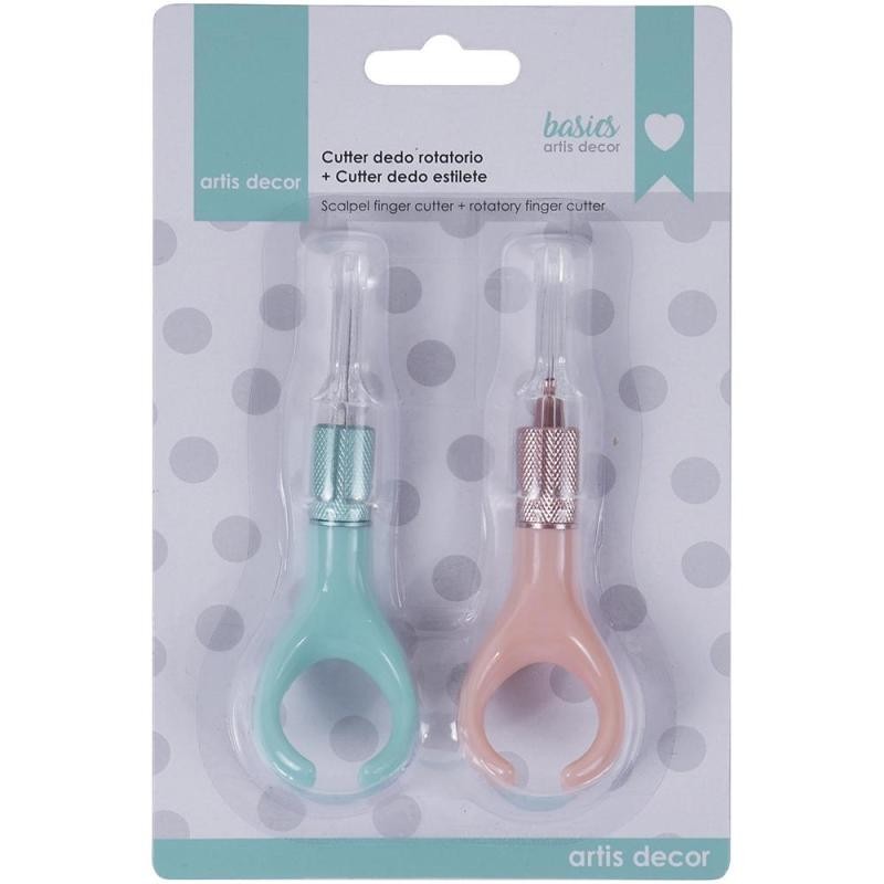 kit cutter dedo rotatorio y cuter dedo estilete