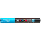 Uni Posca Rotulador Fino Azul claro 8 p2 0,7mm