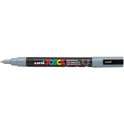 Uni Posca Rotulador Fino Gris 37 0,9-1,3mm