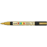 Uni Posca Rotulador Fino Dorado 25 0,9-1,3mm