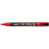 Uni Posca Rotulador Fino Rojo 15 0,9-1,3mm