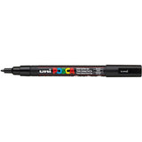 Uni Posca Rotulador Fino Negro 24  12 0,9-1,3mm