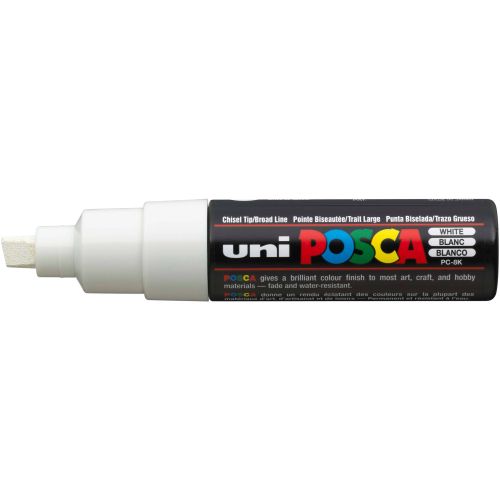 Uni Posca Rotulador Grueso Blanco 1 8mm