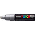 Uni Posca Rotulador Grueso Plata 26 8mm