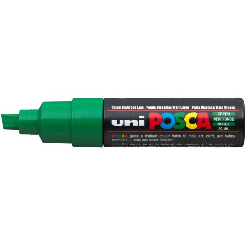 Uni Posca Rotulador Grueso verde 6 8mm