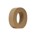 Letra O Cartón Kraft 17,7 Cm