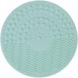 Limpiador de brochas con ventosa color mint