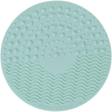 Limpiador de brochas con ventosa color mint